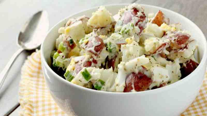 Red Hot And Blue Redskin Potato Salad Recipe