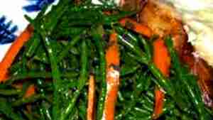 Sea asparagus recipe