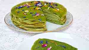 Matcha Crepe Cake Recipe