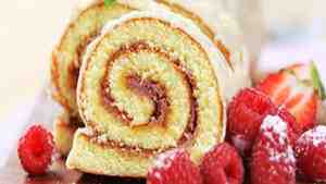 Vanilla Swiss Roll Cake Recipe