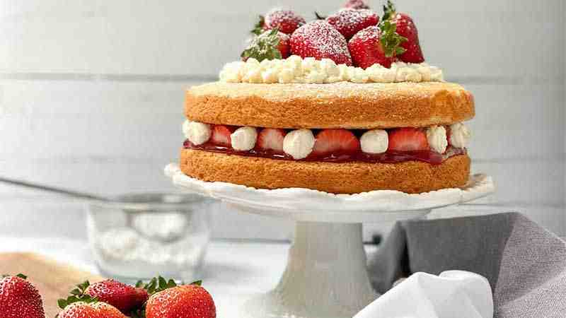 Almond Sponge Cake Recipe