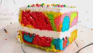 Rainbow Swirl Cake Recipe