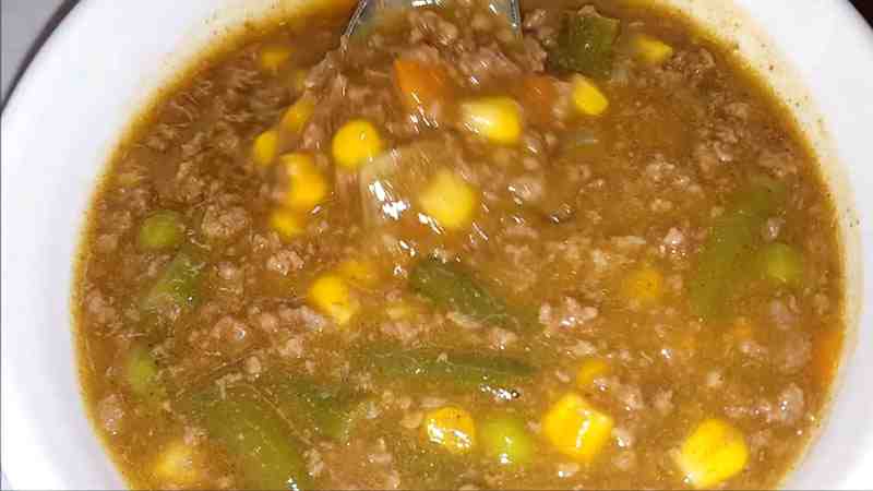 Hamburger Curry Recipe