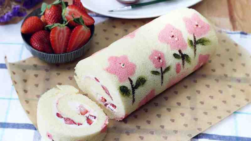 Japanese Swiss Roll Cake Recipe