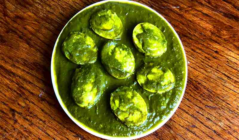 Palak Egg Curry Recipe