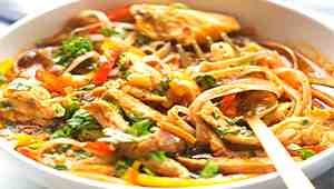 Panang Curry Noodles Recipe