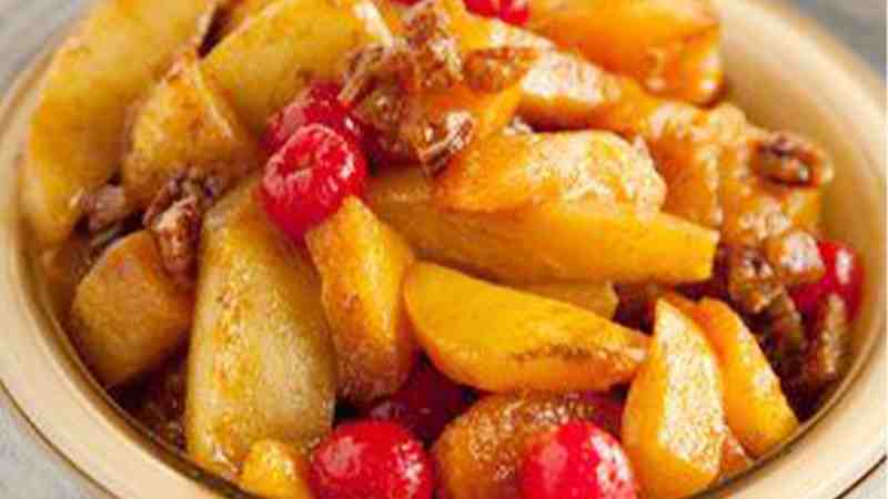 Warm Curry Fruit Compote Recipe