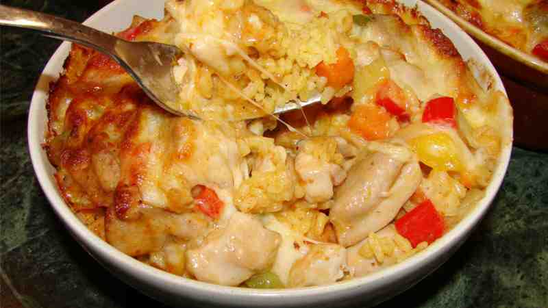 Baked Curry Rice Chicken Recipe