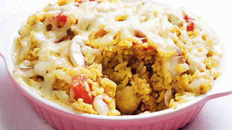 Baked Curry Rice Chicken Recipe