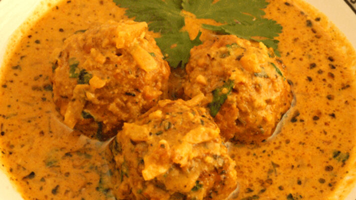 Cabbage Kofta Curry Recipe