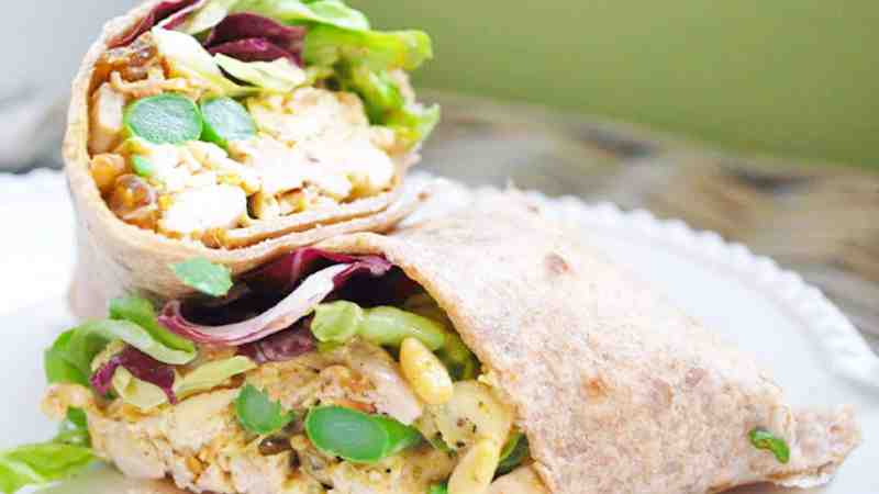 Chicken Curry Wrap Recipe