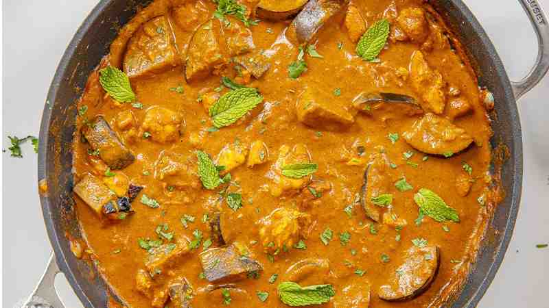 Chicken Eggplant Curry Recipe