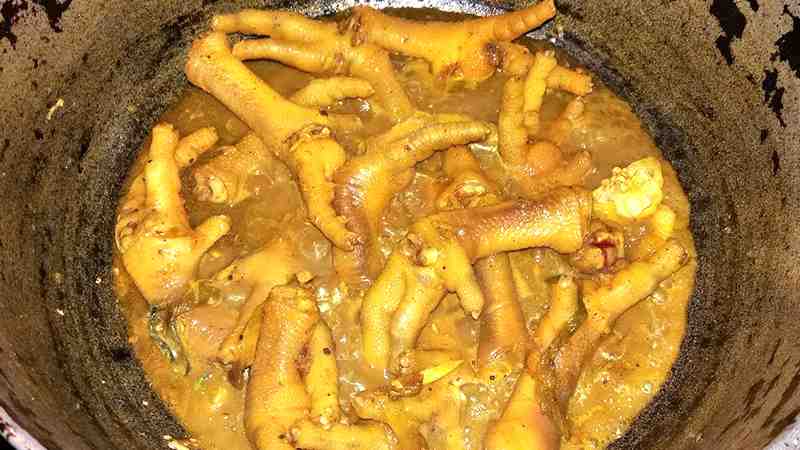 Curry Chicken Foot Recipe