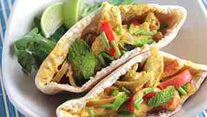 Curry Chicken Pita Recipe