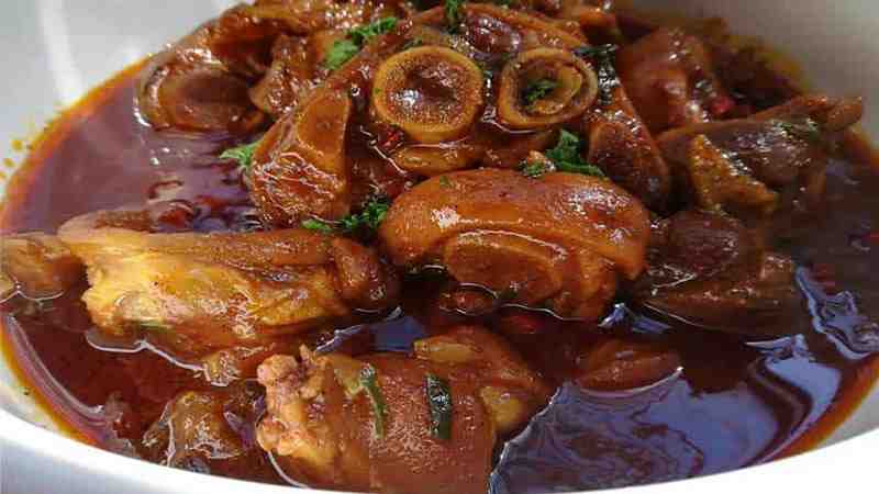 Curry Pig Feet Recipe