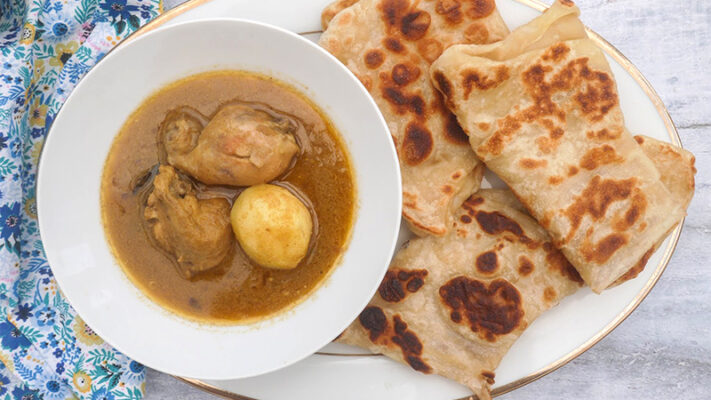 Malaysian Curry Roti Recipe