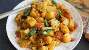 Cauliflower Curry South Indian Recipe