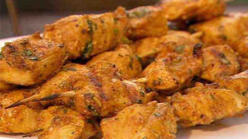 Curry Chicken Skewers Recipe