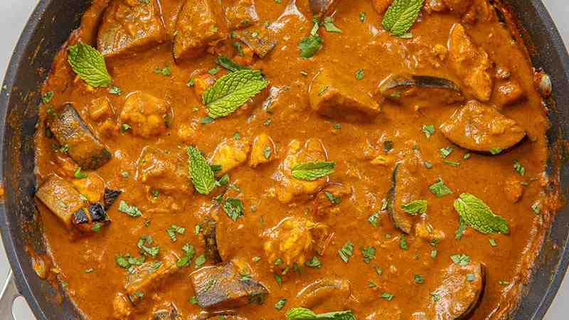 Eggplant Chicken Curry Recipe