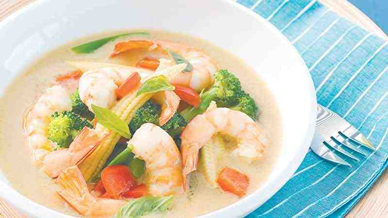 Prawn Green Curry Recipe