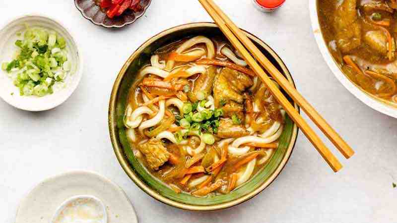 Vegetarian Curry Udon Recipe