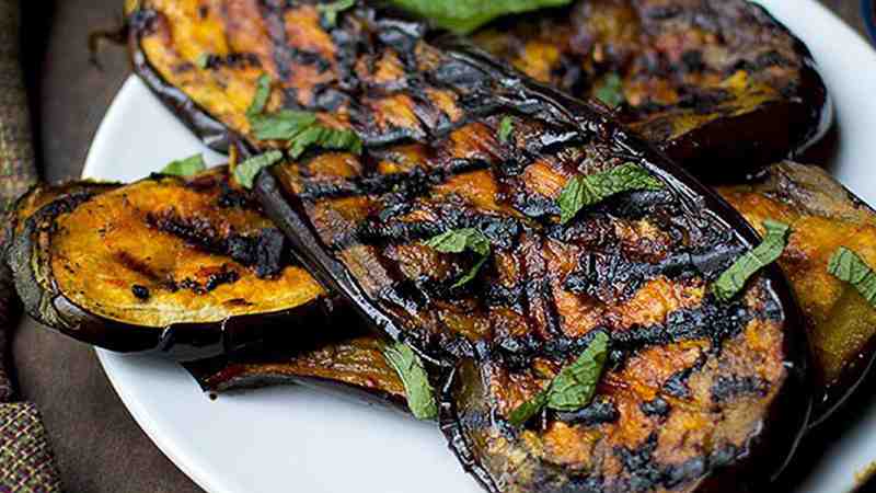 Grilled Brinjal Recipes Indian