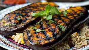 Grilled Brinjal Recipes Indian