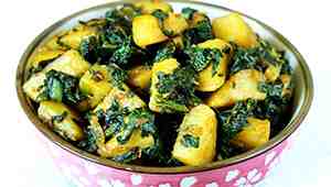 Potato And Spinach Curry Recipe